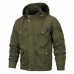 Military Style Multi Pockets Hooded Mens Cotton Jacket Military Style Multi Pockets Hooded Mens Cotton Jacket