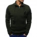 Mens Casual Holes Wool Knit Zipper Drawstring Slim Fit Long Sleeve Pullovers Mens Casual Holes Wool Knit Zipper Drawstring Slim Fit Long Sleeve Pullovers