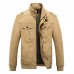 Mens Plus Size Military Epaulets Cotton Cargo Jacket Mens Plus Size Military Epaulets Cotton Cargo Jacket