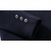 Detachable Scarf Fleece Warm Business Stylish Mens Trench Woolen Overcoat Plus Size