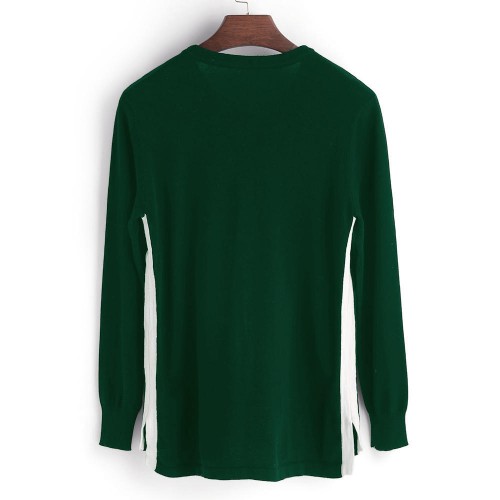 Mens Casual Stitching Color Breathable Cotton Long Sleeve Warm Pullovers Sweaters Mens Casual Stitching Color Breathable Cotton Long Sleeve Warm Pullovers Sweaters