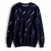 Mens Casual Breathable Print Thick Slim Long Sleeve Warm Pullovers Sweaters Mens Casual Breathable Print Thick Slim Long Sleeve Warm Pullovers Sweaters