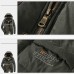 Mens Thicken Warm Multi Pockets Windproof Detachable Hooded Jacket Mens Thicken Warm Multi Pockets Windproof Detachable Hooded Jacket