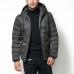 Mens Cotton Padded Jacket Windproof Warm Thick Hooded Coat Mens Cotton Padded Jacket Windproof Warm Thick Hooded Coat