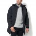 Mens Plus Size Thickened Warm Hooded Mid Long Winter Padded Jacket Parka Mens Plus Size Thickened Warm Hooded Mid Long Winter Padded Jacket Parka