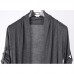 Mens Casual Breathable Knitted Stitching Cotton Cardigans Mens Casual Breathable Knitted Stitching Cotton Cardigans