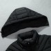 Mens Winter Casual Cotton Down Padded Windproof Hooded Solid Color Jacket Mens Winter Casual Cotton Down Padded Windproof Hooded Solid Color Jacket