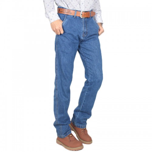 Mens High Rise Straight Leg Cotton Classic Big Size Jeans Denim Pants Mens High Rise Straight Leg Cotton Classic Big Size Jeans Denim Pants