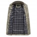 Mens Water Repellent Windproof Stand Collar Jacket Solid Color Trench Coat Mens Water Repellent Windproof Stand Collar Jacket Solid Color Trench Coat