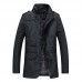 Mens Water Repellent Windproof Stand Collar Jacket Solid Color Trench Coat Mens Water Repellent Windproof Stand Collar Jacket Solid Color Trench Coat