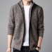 Men's Wool Casual Breathable Comfy Fit Pure Color Long Sleeve Sweater Cardigans Men's Wool Casual Breathable Comfy Fit Pure Color Long Sleeve Sweater Cardigans