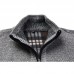 Men's Wool Casual Breathable Comfy Fit Pure Color Long Sleeve Sweater Cardigans Men's Wool Casual Breathable Comfy Fit Pure Color Long Sleeve Sweater Cardigans