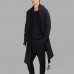 Mens Mid-Long Draping Stylish Gloves-Sleeves Irregular Hem Cardigans Mens Mid-Long Draping Stylish Gloves-Sleeves Irregular Hem Cardigans