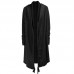 Mens Mid-Long Draping Stylish Gloves-Sleeves Irregular Hem Cardigans Mens Mid-Long Draping Stylish Gloves-Sleeves Irregular Hem Cardigans