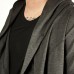 Mens Fashion Mid Long Avant-garde Irregular Hem Solid Color Pockets Hooded Cardigans Mens Fashion Mid Long Avant-garde Irregular Hem Solid Color Pockets Hooded Cardigans