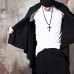 Mens Mid Length Knit Asymmetric Long Shawl Pockets Solid Black Cardigans Mens Mid Length Knit Asymmetric Long Shawl Pockets Solid Black Cardigans