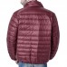 Mens Winter Lightweight Warm Padded Jacket Solid Color Stand Collar Coat Mens Winter Lightweight Warm Padded Jacket Solid Color Stand Collar Coat
