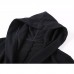 Fashion Mid Long Solid Color Hoodie Drawstring Cardigans For Men Fashion Mid Long Solid Color Hoodie Drawstring Cardigans For Men