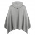 Mens Fashion Bat Style Casual Hooded Cloak Solid Color Pockets Cardigans Mens Fashion Bat Style Casual Hooded Cloak Solid Color Pockets Cardigans
