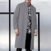 Mens Mid Long National Style Vintage Loose Solid Color Long Sleeve Casual Cardigans Mens Mid Long National Style Vintage Loose Solid Color Long Sleeve Casual Cardigans