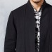 Mens Mid Long National Style Vintage Loose Solid Color Long Sleeve Casual Cardigans Mens Mid Long National Style Vintage Loose Solid Color Long Sleeve Casual Cardigans