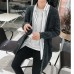 Men Comfy Mid-Length Knit Loose Breathable Pockets Solid Color Cardigans Men Comfy Mid-Length Knit Loose Breathable Pockets Solid Color Cardigans