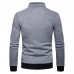 Mens Casual Multifunction Pockets Zipper Thick Stitching Top Long Sleeve Solid Color Coats Mens Casual Multifunction Pockets Zipper Thick Stitching Top Long Sleeve Solid Color Coats