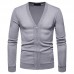 Mens Brief Breathable V Neck Zipper Long Sleeve Slim Cardigans Casual Coats Mens Brief Breathable V Neck Zipper Long Sleeve Slim Cardigans Casual Coats