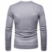 Mens Brief Breathable V Neck Zipper Long Sleeve Slim Cardigans Casual Coats Mens Brief Breathable V Neck Zipper Long Sleeve Slim Cardigans Casual Coats