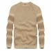 Mens 100% Cotton Solid Color O-Neck Collar Knitted Pullovers Sweaters Mens 100% Cotton Solid Color O-Neck Collar Knitted Pullovers Sweaters