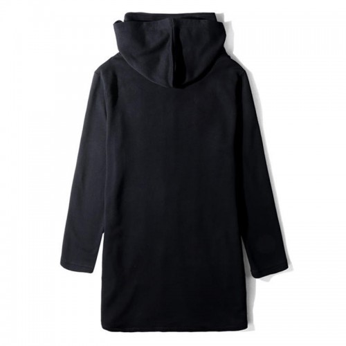 Mens Fashion Mid Long Cotton Solid Color Zipper Casual Hoodie Coat Cardigans Mens Fashion Mid Long Cotton Solid Color Zipper Casual Hoodie Coat Cardigans