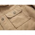 Mens Plus Size Lapel Collar Fleece Warm Chest Pocket Winter Jacket Mens Plus Size Lapel Collar Fleece Warm Chest Pocket Winter Jacket
