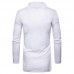 Men's Mid-Long Solid Color Comfortable Cardigans for Men Men's Mid-Long Solid Color Comfortable Cardigans for Men