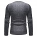 Mens Stitching Color Pullovers Tops Wrinkle O-Neck Collar Sweaters Mens Stitching Color Pullovers Tops Wrinkle O-Neck Collar Sweaters