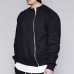 Mens Stitching Side Zipper Round Neck Street Style Solid Color Cardigans Mens Stitching Side Zipper Round Neck Street Style Solid Color Cardigans