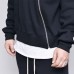 Mens Stitching Side Zipper Round Neck Street Style Solid Color Cardigans Mens Stitching Side Zipper Round Neck Street Style Solid Color Cardigans