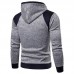 Mens Casual Stitching Slim Sweatshirts Zipper Up Hooded Cotton Hoodies Cardigans Coats Mens Casual Stitching Slim Sweatshirts Zipper Up Hooded Cotton Hoodies Cardigans Coats