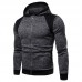Mens Casual Stitching Slim Sweatshirts Zipper Up Hooded Cotton Hoodies Cardigans Coats Mens Casual Stitching Slim Sweatshirts Zipper Up Hooded Cotton Hoodies Cardigans Coats