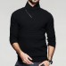 Men's Fashion Winter Turtleneck Pullovers Long Sleeve Slim Fit Plaid Zipper Knit Casual Sweaters Men's Fashion Winter Turtleneck Pullovers Long Sleeve Slim Fit Plaid Zipper Knit Casual Sweaters