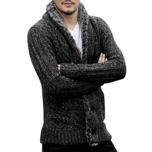 Mens Fashion Winter Knit Sweater Fit Buttons Fly Thick Warm Casual Long Sleeve Cardigans Mens Fashion Winter Knit Sweater Fit Buttons Fly Thick Warm Casual Long Sleeve Cardigans