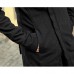 Men's Casual Black Long Fit Thick Warm Cardigans Fashion Mid Long Coats Men's Casual Black Long Fit Thick Warm Cardigans Fashion Mid Long Coats