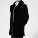 Mens Faux Fur Collar Winter Warm Fit Jacket Casual Mid Long Coats Mens Faux Fur Collar Winter Warm Fit Jacket Casual Mid Long Coats
