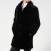 Mens Faux Fur Collar Winter Warm Fit Jacket Casual Mid Long Coats Mens Faux Fur Collar Winter Warm Fit Jacket Casual Mid Long Coats