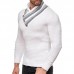 Men's Fashion Long Sleeve Turtleneck Knit Buttons Thick Cardigan Casual Sweaters Men's Fashion Long Sleeve Turtleneck Knit Buttons Thick Cardigan Casual Sweaters