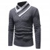 Men's Fashion Long Sleeve Turtleneck Knit Buttons Thick Cardigan Casual Sweaters Men's Fashion Long Sleeve Turtleneck Knit Buttons Thick Cardigan Casual Sweaters