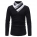 Men's Fashion Long Sleeve Turtleneck Knit Buttons Thick Cardigan Casual Sweaters Men's Fashion Long Sleeve Turtleneck Knit Buttons Thick Cardigan Casual Sweaters