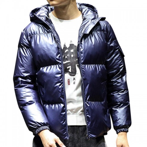 Mens Thick Warm Winter Padded Jacket Stylish Bright Color Hooded Insulated Coats Mens Thick Warm Winter Padded Jacket Stylish Bright Color Hooded Insulated Coats
