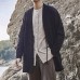 Mens Ethnic Style Loose Drawstring Casual Knit Cardigans Coats Mens Ethnic Style Loose Drawstring Casual Knit Cardigans Coats