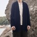 Mens Ethnic Style Loose Drawstring Casual Knit Cardigans Coats Mens Ethnic Style Loose Drawstring Casual Knit Cardigans Coats
