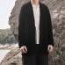 Mens Ethnic Style Loose Drawstring Casual Knit Cardigans Coats Mens Ethnic Style Loose Drawstring Casual Knit Cardigans Coats